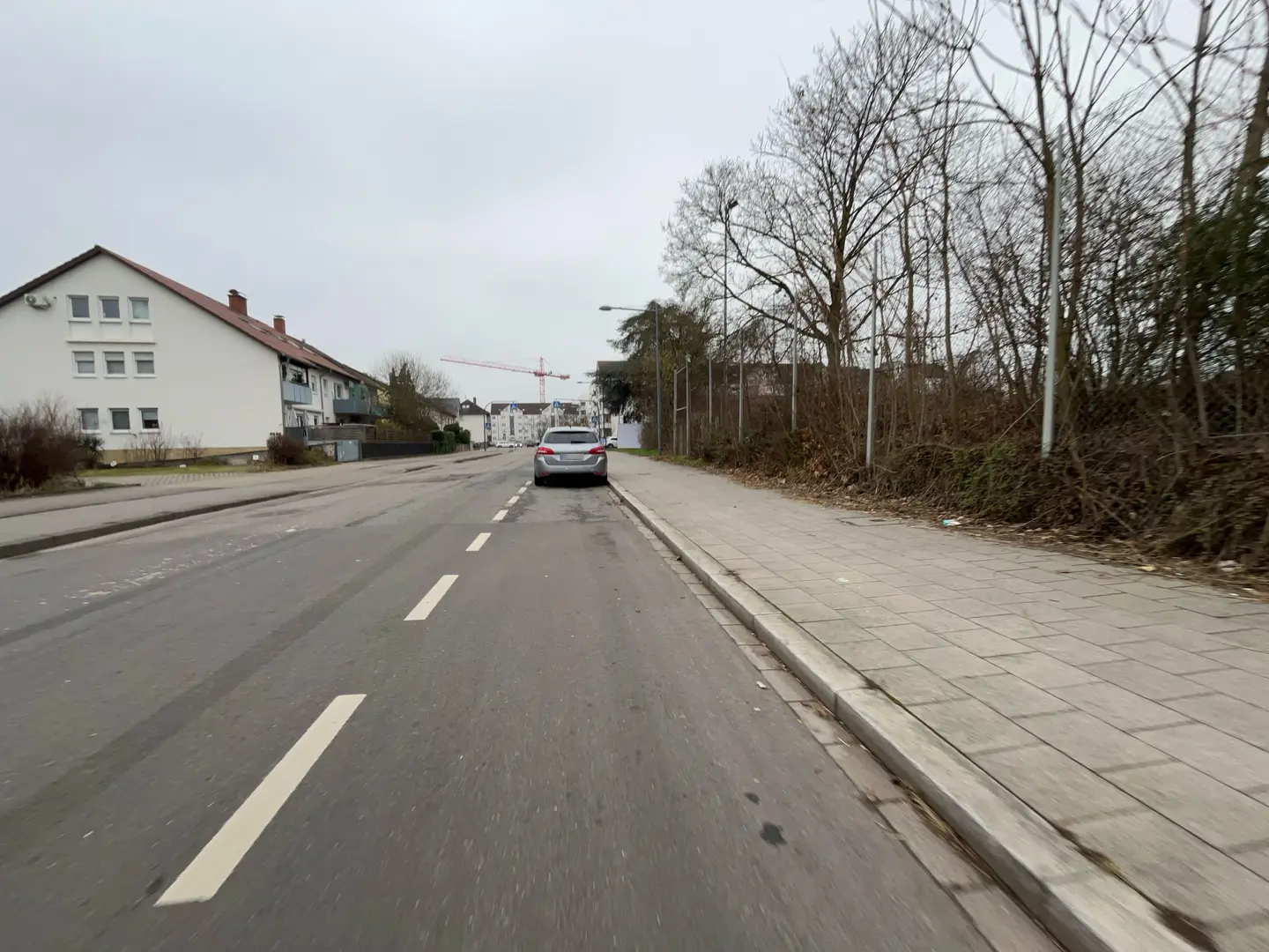 Ende des Radwegs
