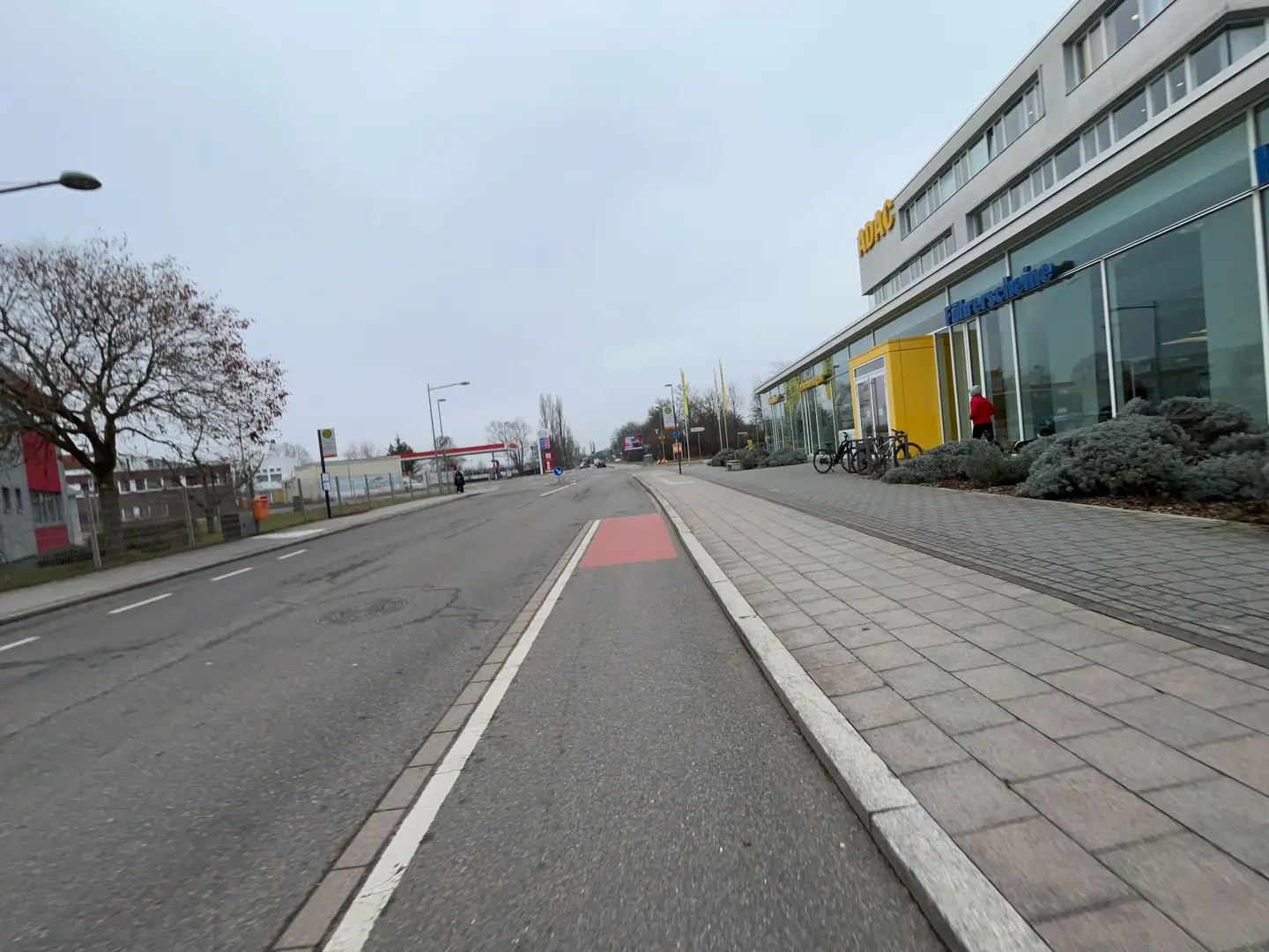 Radweg endet
