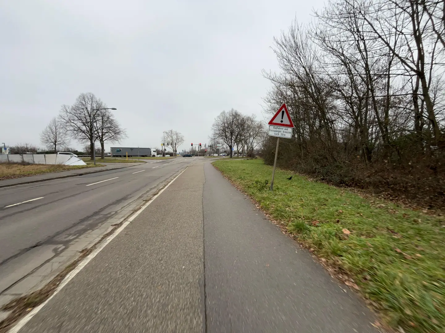 Wie ein Radweg